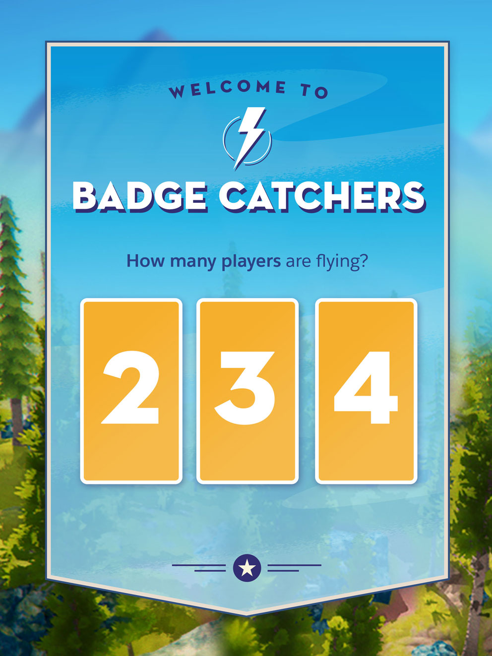 UI screen showing badge collection progress